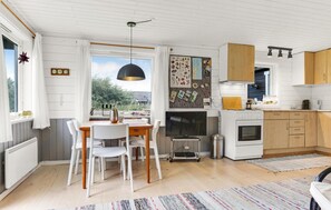 Fridge, stovetop, cookware/dishes/utensils