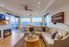 TV connectée, cheminée