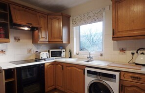 Fridge, microwave, toaster, mixer