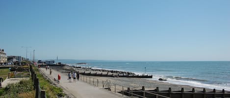 On the beach