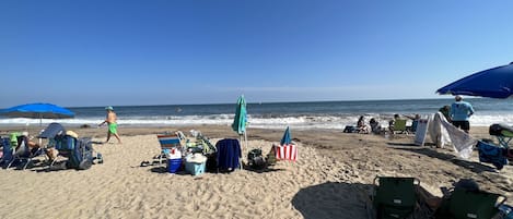 Vlak bij het strand