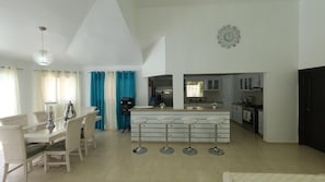 Living room - Spacious & Private Villa Meters From the Beach (Sosúa)