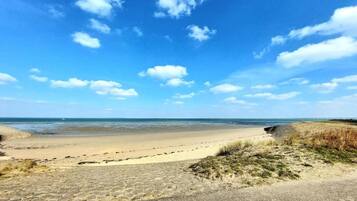 Vlak bij het strand