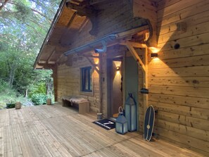 Terrace/patio - Chalet 7 / Luxury Chalet with cinema room. (Crans-Montana)