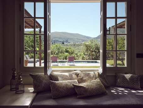 View from room. Leeda's Cottages