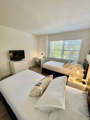 2 bedrooms, iron/ironing board, travel crib, free WiFi