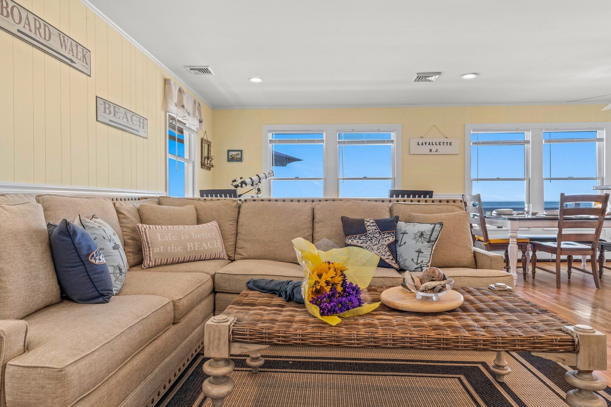 Family room seating.