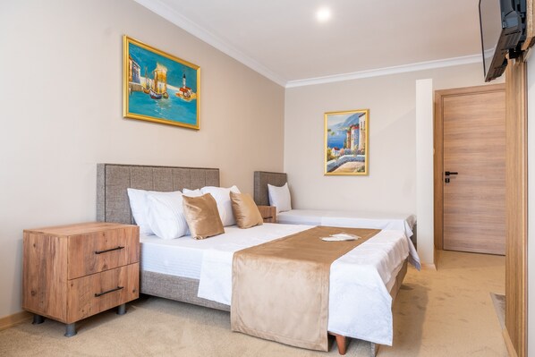 Deluxe-Studiosuite | 1 Schlafzimmer, Bettwäsche aus ägyptischer Baumwolle