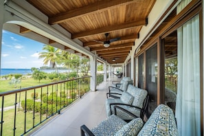 Ocean facing veranda 