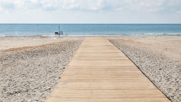 Accommodatie ligt op het strand