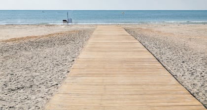 Maison de vacances 'Aldea Blanca Santa Pola' prĂšs de la plage avec Wi-Fi
