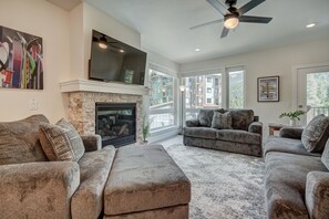 Condo, 2 Bedrooms | Living room - Brand New Clear Water Lofts - 2br Premier Condo - Kids Ski Free! 2 Bedroom Condo by RedAwning (Keystone)