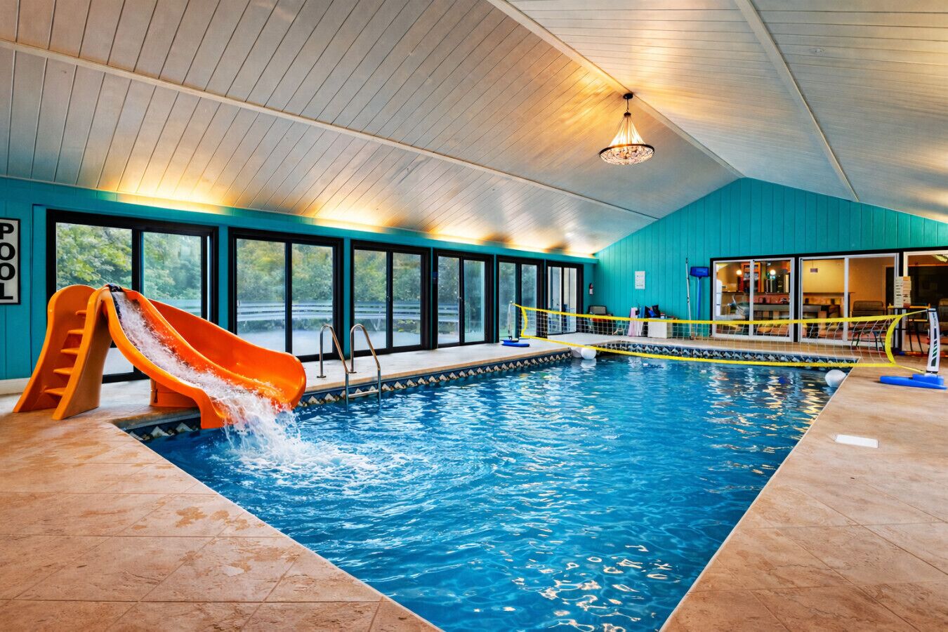 Piscine couverte, piscine chauffée