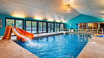 Indoor pool, a heated pool