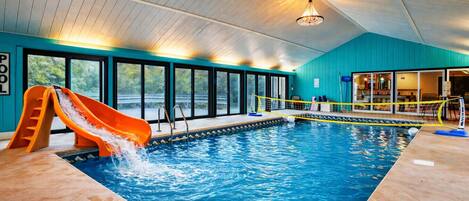 Piscine couverte, piscine chauffée