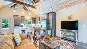 TV, fireplace, table tennis