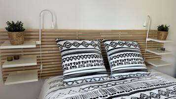 1 chambre, lit parapluie, Wi-Fi, draps fournis