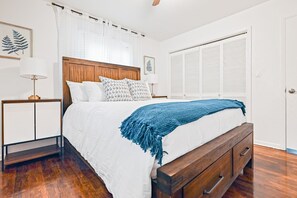 3 habitaciones, internet y ropa de cama