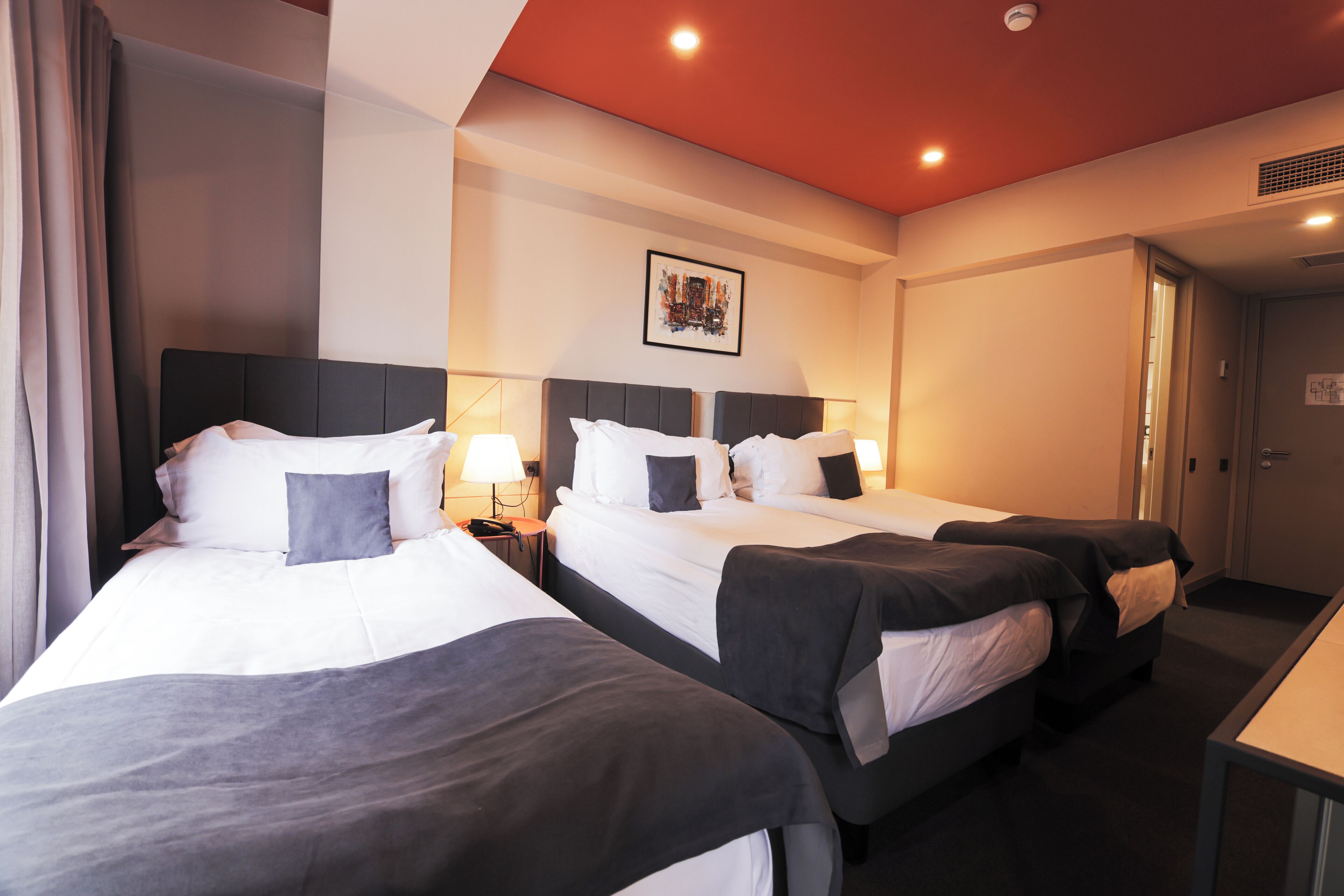 Minibar, in-room safe, desk, laptop workspace