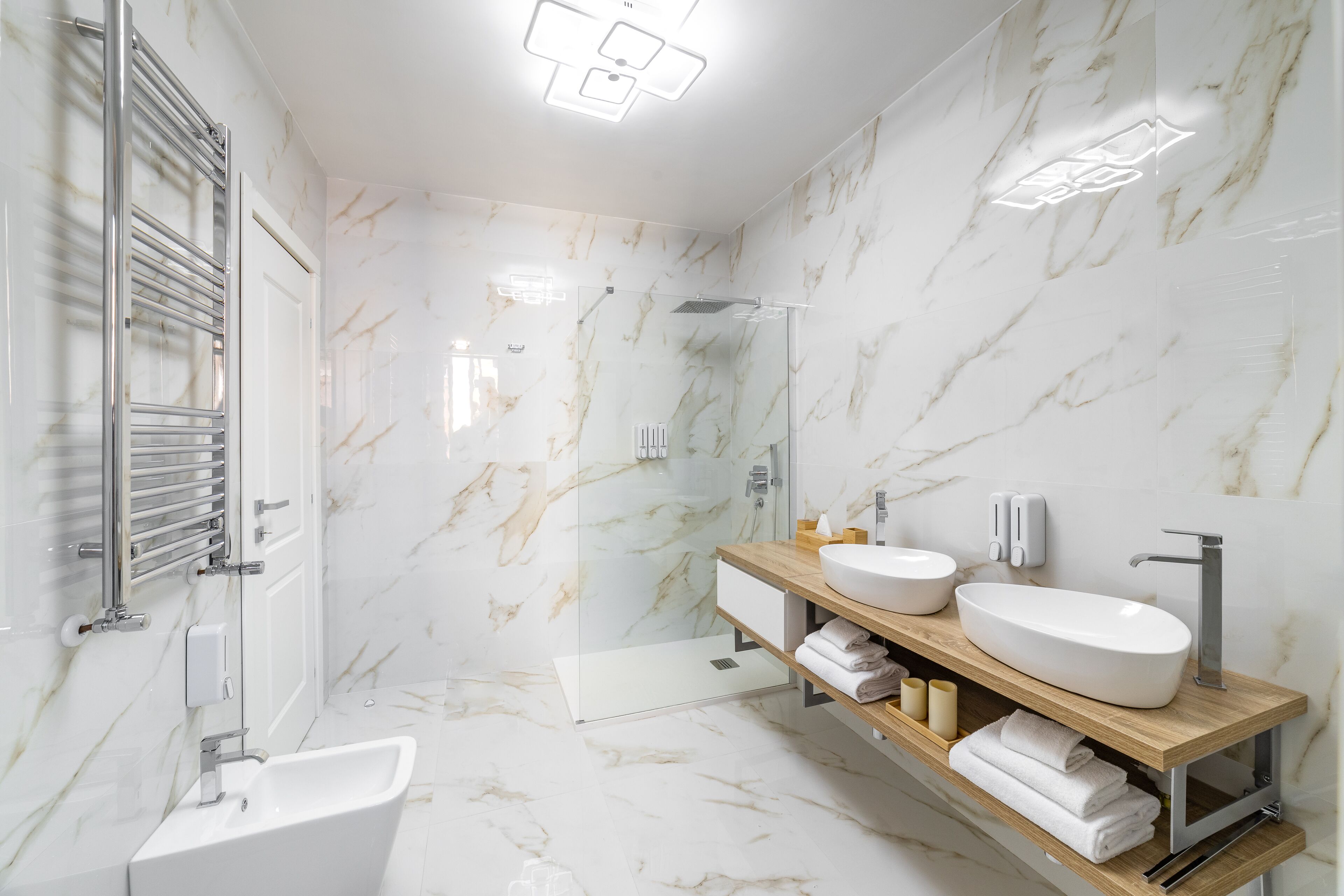Shower, bidet