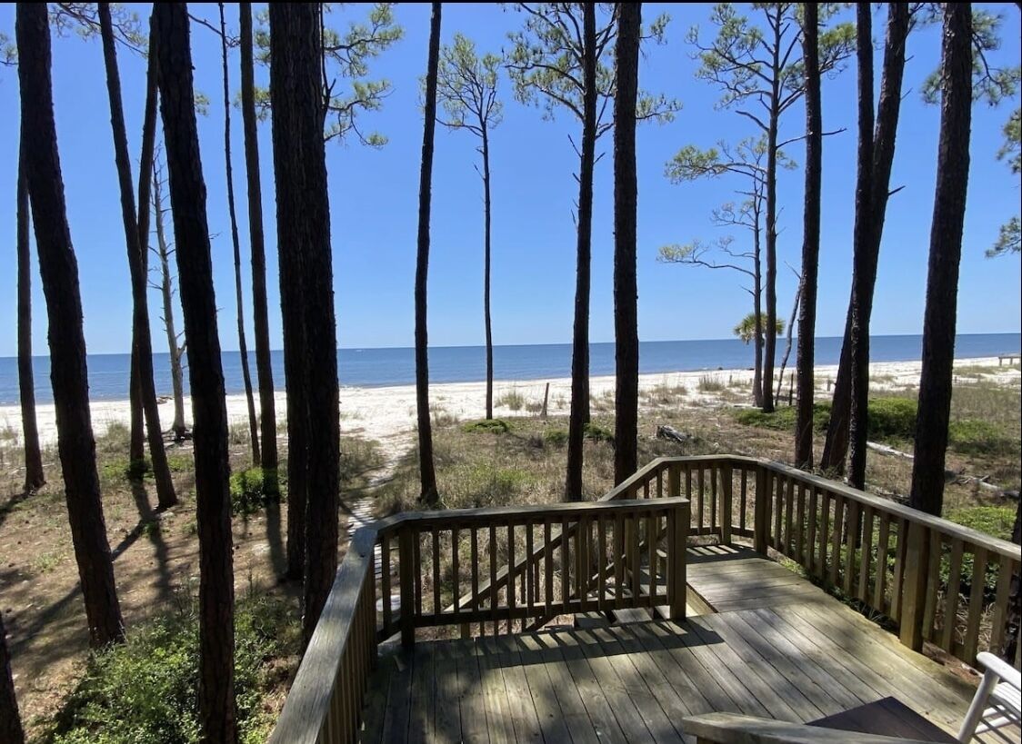 "Tucked Away" Private Beachfront Home in Secluded Area