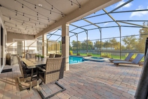 Outdoor dining - 6 Bedroom/ 6 Bathroom Champions Gate (9152 TS) (Davenport)