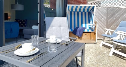 Ferienwohnung mit Hund und Terrasse