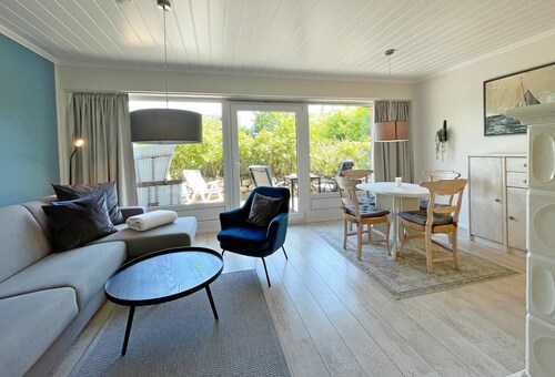 Ferienwohnung mit Hund und Terrasse