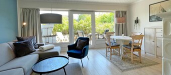 Ferienwohnung mit Hund und Terrasse