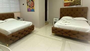 Family Double Room, 2 Queen Beds | Free WiFi