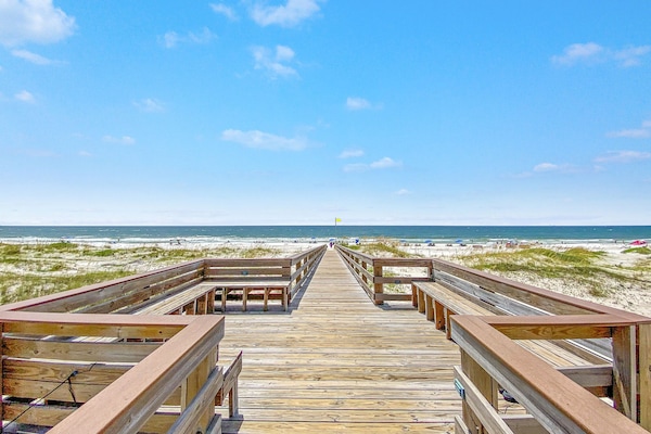 Boardwalk to beach