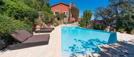 Udendørs pool, opvarmet pool