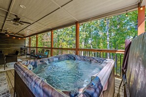 Idromassaggio all'aperto