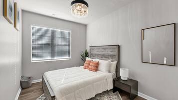 3 chambres, bureau, Wi-Fi, draps fournis