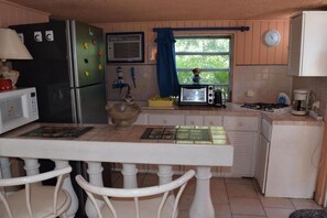 Réfrigérateur, micro-ondes, four, cafetière/bouilloire