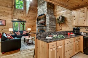 Interior - Stunning Mountain Home, sleeps 10, NO steep roads (Sevierville)