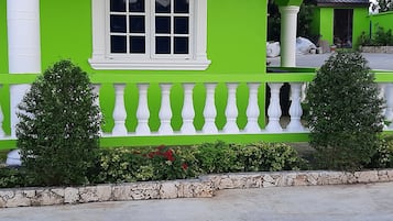 Overnatningsstedets facade