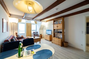 Tv, dvd-spelare och en stereo