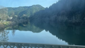 Blick von der Unterkunft