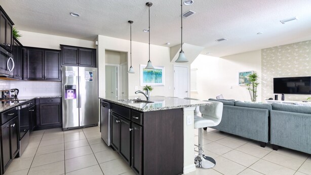 House, Multiple Beds (Vikram's Stylish Windsor at Westside ) | Private kitchen - Vikram's Stylish Windsor at Westside Home (Kissimmee)