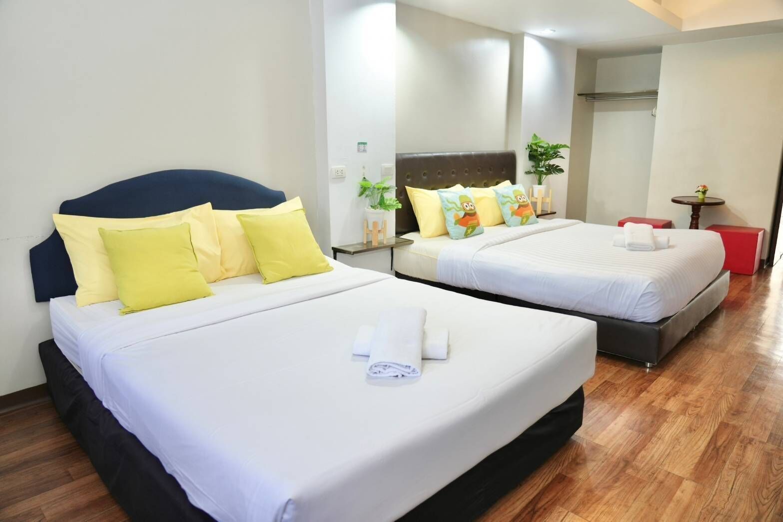 superior quadruple room, 1 bedroom, no windows | premium bedding, pillow-top beds, individually decorated