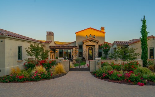 Mansion on De Portola with Vineyard and Mountain view