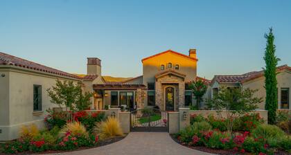 Mansion on De Portola with Vineyard and Mountain view