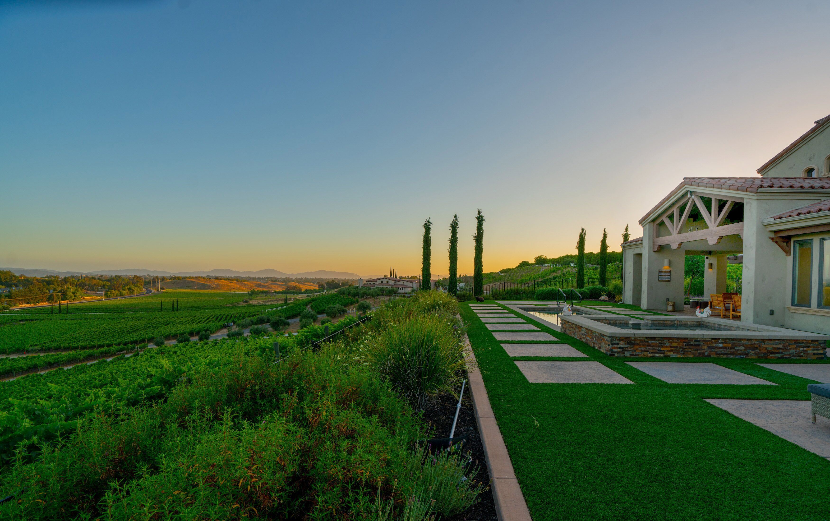 Áreas de la propiedad