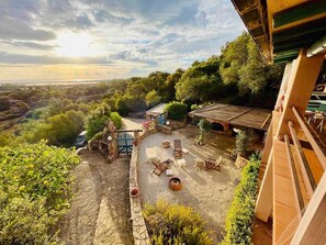 Terrace/patio - Vacation apartment with panoramic sea view, terrace and garden (San Teodoro)