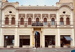 Overnatningsstedets facade