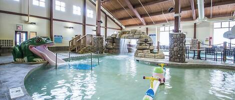 Indoor pool, a heated pool