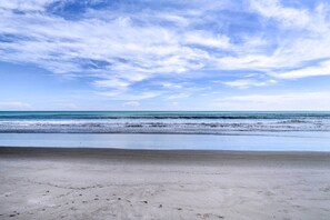 En la playa 