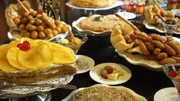 Frukostbuffé varje dag mot avgift