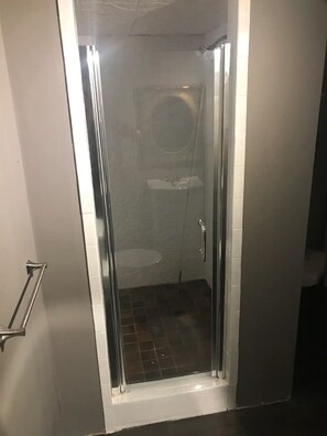 Ducha, toallas, jabón, papel higiénico